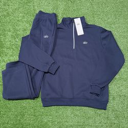 Men’s Alo Quarter Zip Set Size S