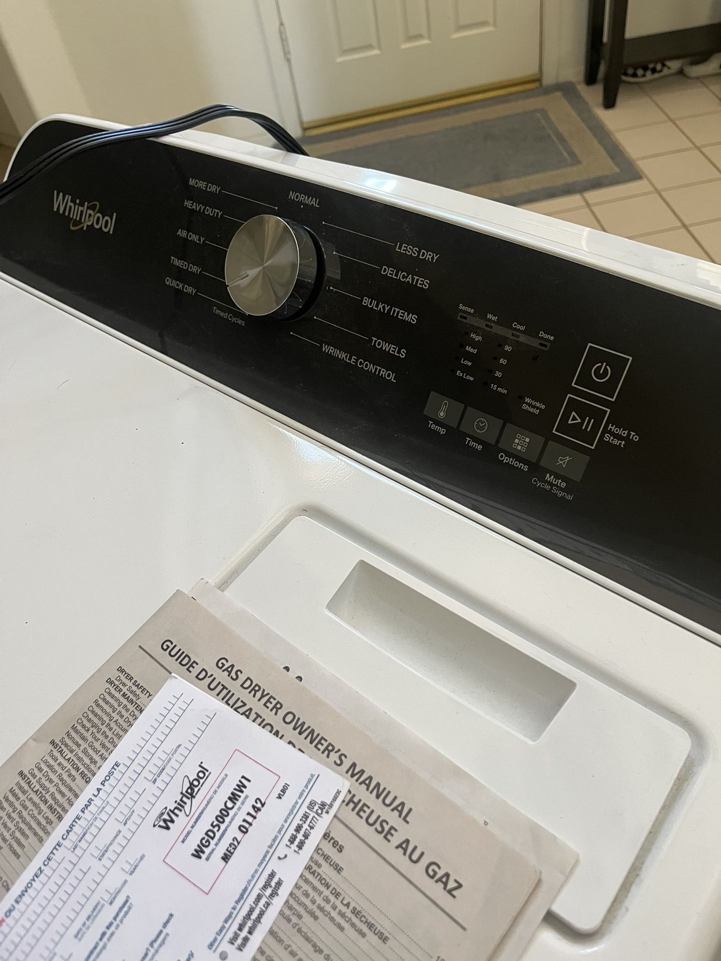 Gas Dryer And Washing Machine