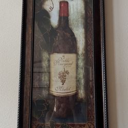 Stunning Wine Themed Art Work 