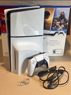 PS5 Slim Disc Open Box Like New Condition