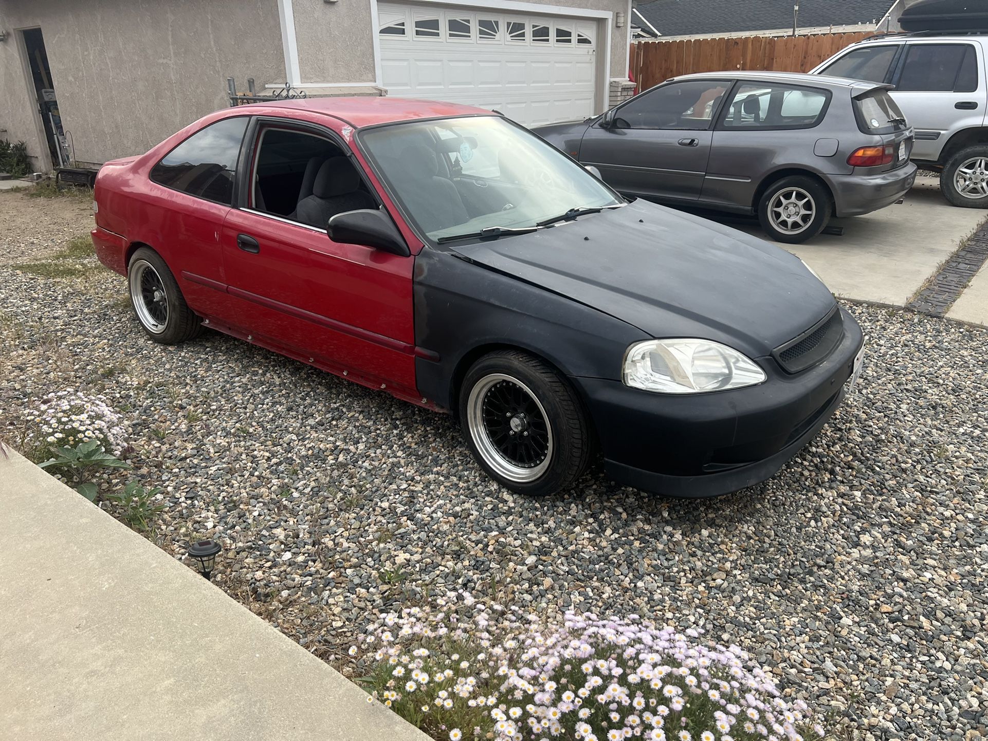 Parting Out Honda Civic Coupe EJ6 96 Nonvtec D16y7 Neuspeed Suspension Avid Rims