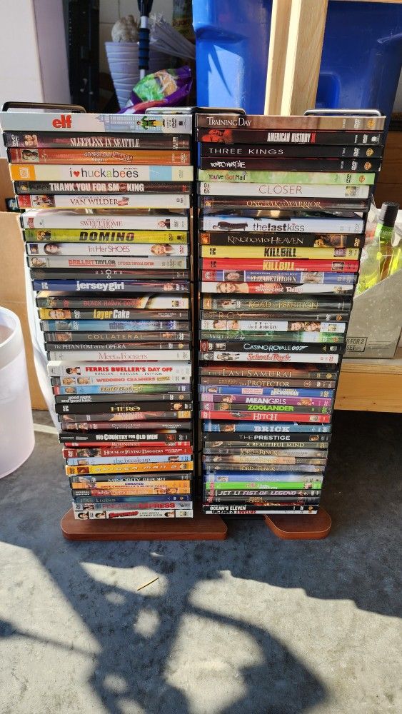 DVDs and Rack