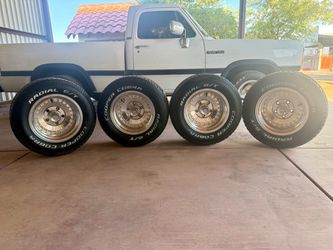 Set of four 15x10 wheels