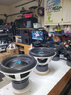 Custom 18" Subwoofers 3500 Rms