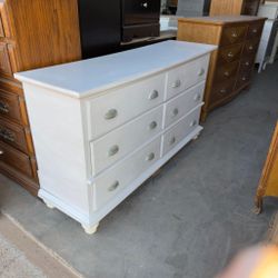WHITE COLOR DRESSERS AND CHESTS-$199 EACH