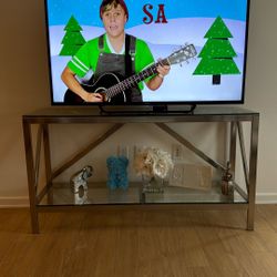 Modern Glass Console Table / TV Stand