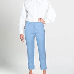 Max Mara Regular Size 8 Pants for Women blue and pink