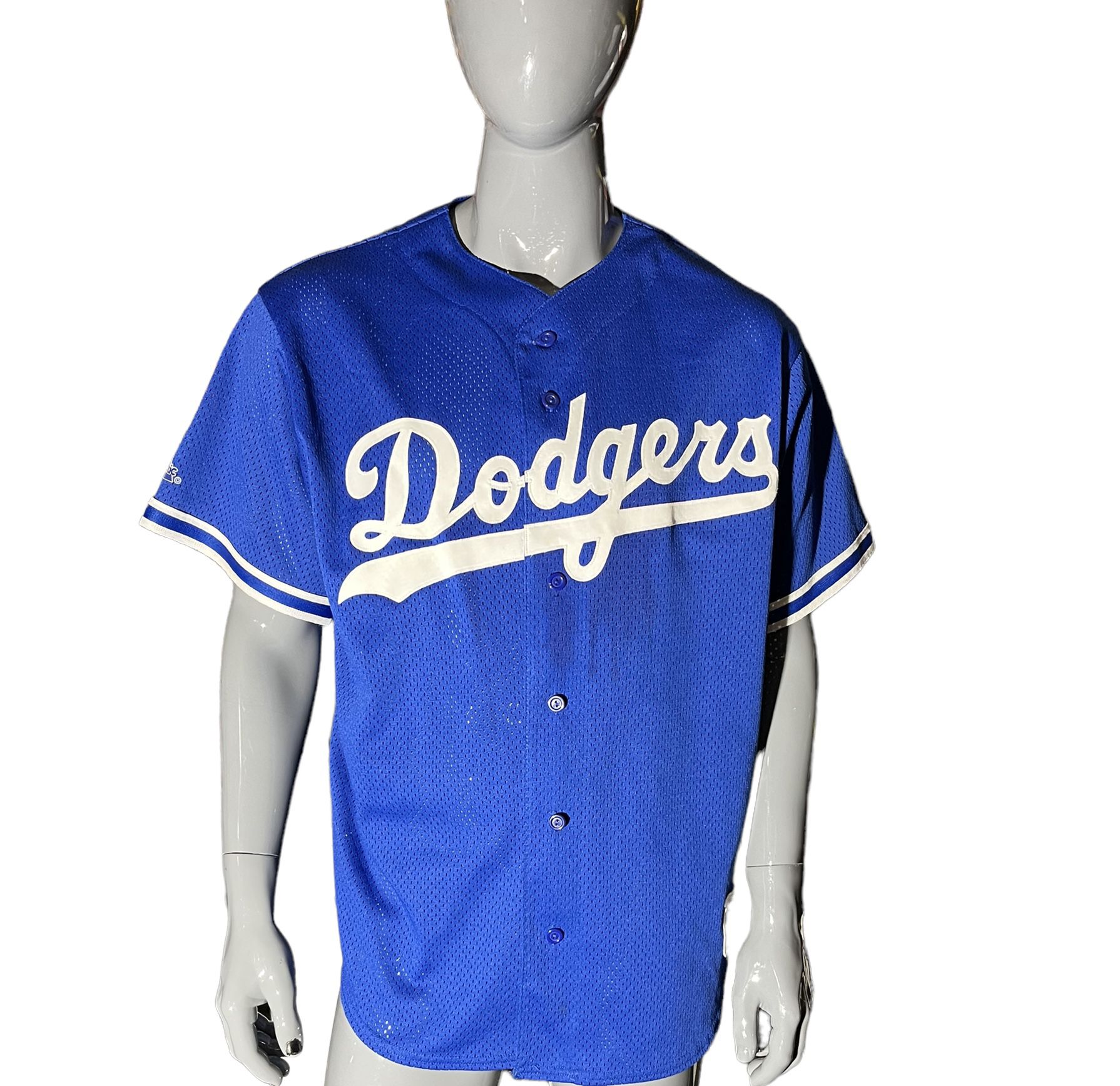 blue and white dodgers jersey