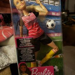Barbie Made to Move Soccer Player Doll
