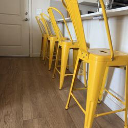 Yellow Bar Stools