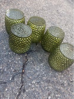 Green Vases/Candle Holers