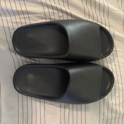 Adidas Black Yeezy Slides - Size 12
