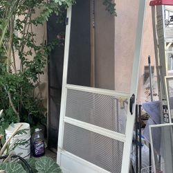 White Screen Door