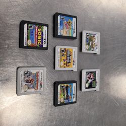 Assorted Lot Of 7 Nintendo DS & 3DS Games 