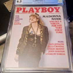Vintage 1985 Madonna Nude CGC 6.5 Graded Playboy