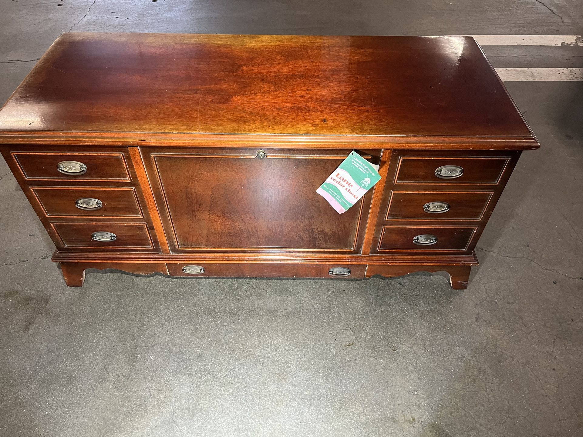 Mid Century Modern Lane Cedar Wood Chest