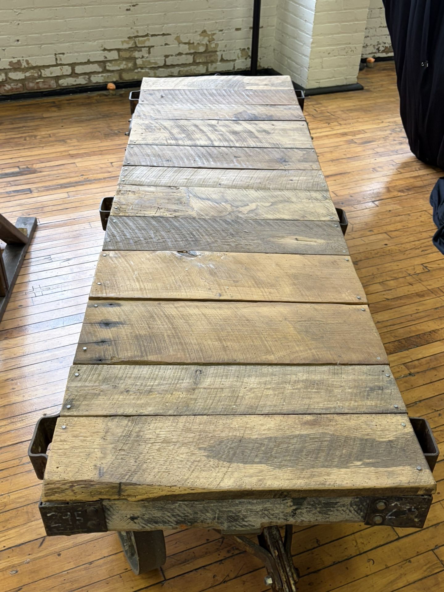 Wooden Train Car Flatbed