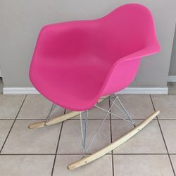 Eames Plastic Molded Chair With Rocker Base 