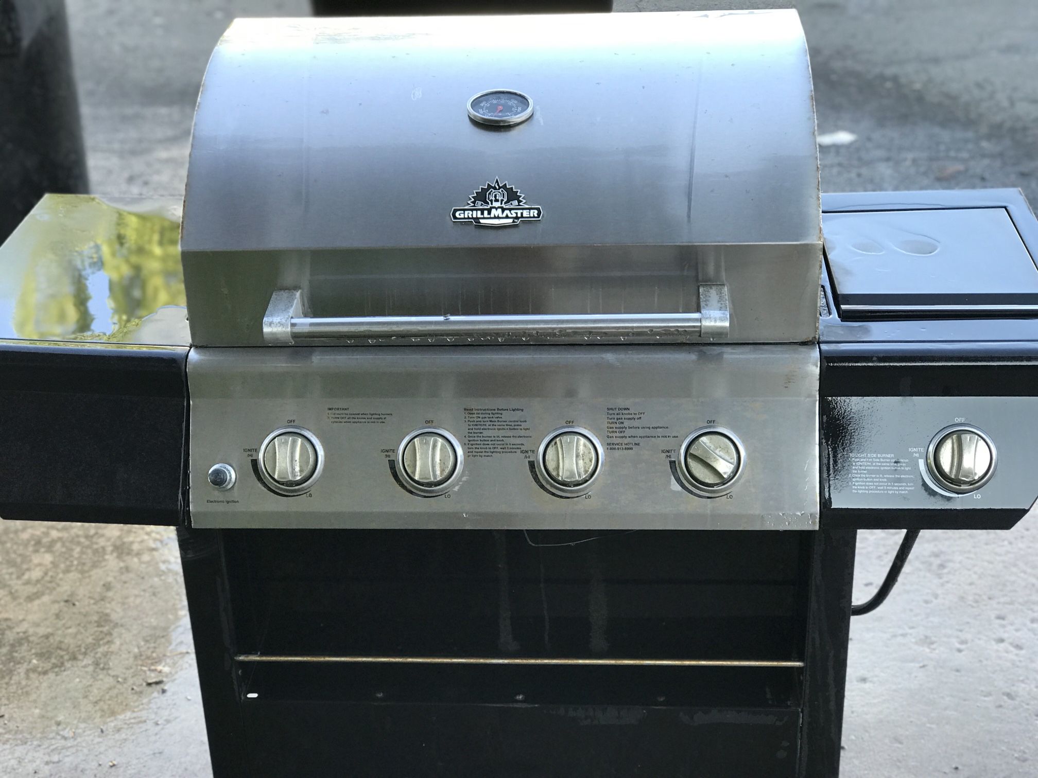 Grill Master Stainless Steel In Great Condition