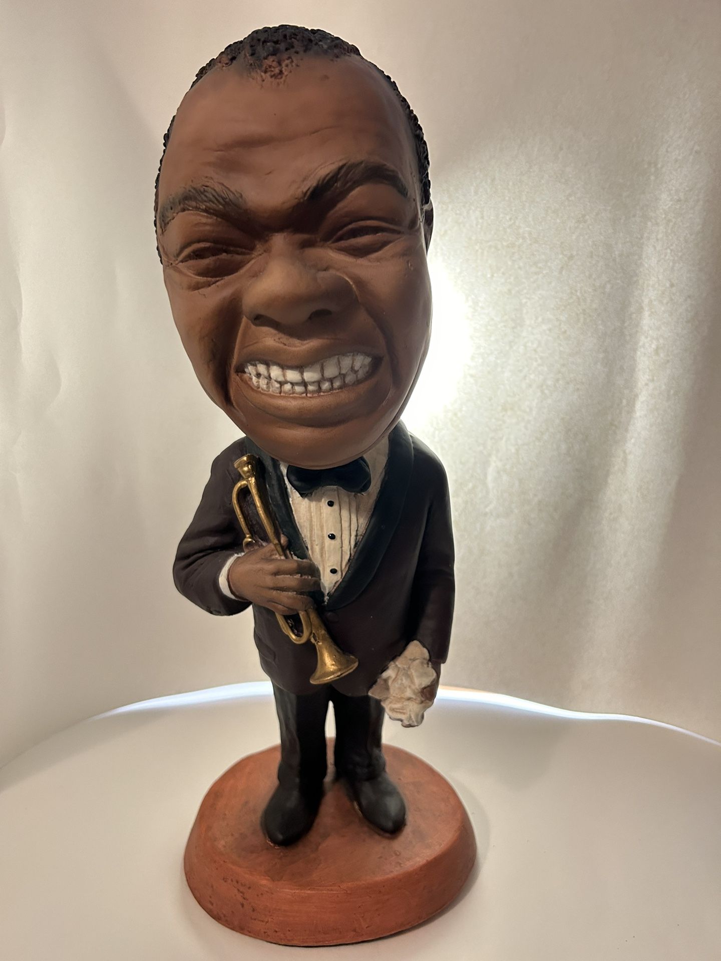 RARE VINTAGE LOUIS ARMSTRONG ESCO CHALKWARE STATUE