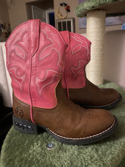 Kids Light Up Cowboy Boots