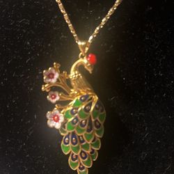 Peacock Necklace