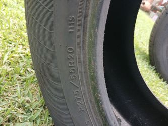 2 llantas Goodyear 27555R20