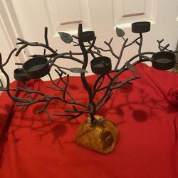 5 Metal Candle Holders
