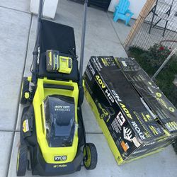 RYOBI 40V HP Brushless 20 in. Cordless Battery Walk Behind Push Lawn Mower with 6.0 Ah Battery and Charger