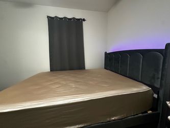 Bed frame and mattress