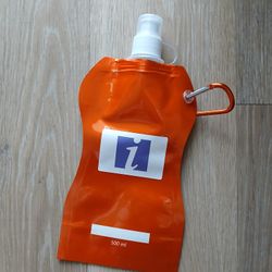 5 NEW Water Smoothie Yourt Food Pouch Bottle With Hook Travel Road Trip Picnic Hiking Camping Biking Kayaking 