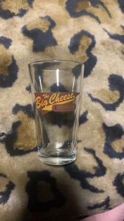 The big cheese Budweiser glass