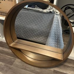 Wooden Mirror