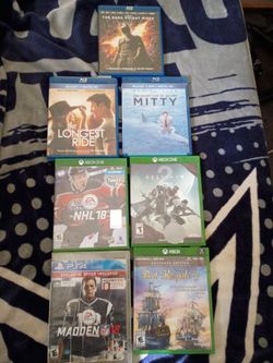Blu-rays and Video Games