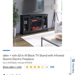 Electric Fireplace Media Mantel