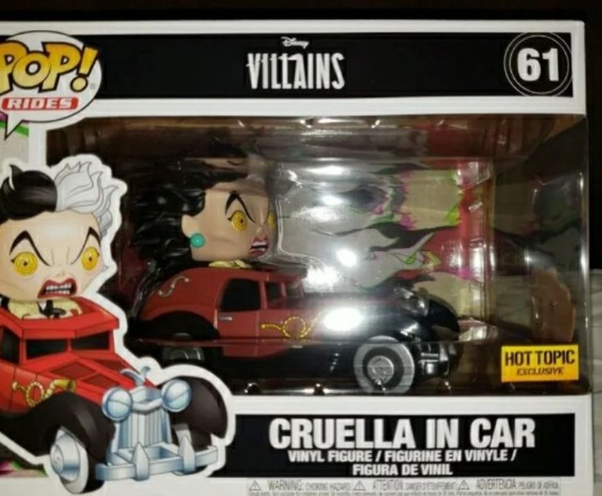 Disney Cruella De Vil EXCLUSIVE Funko Rides