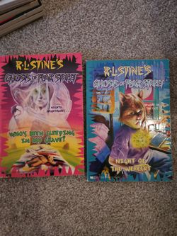 R.L. Stine's ghosts of fear street night of the werecat and who's been sleeping in my grave?