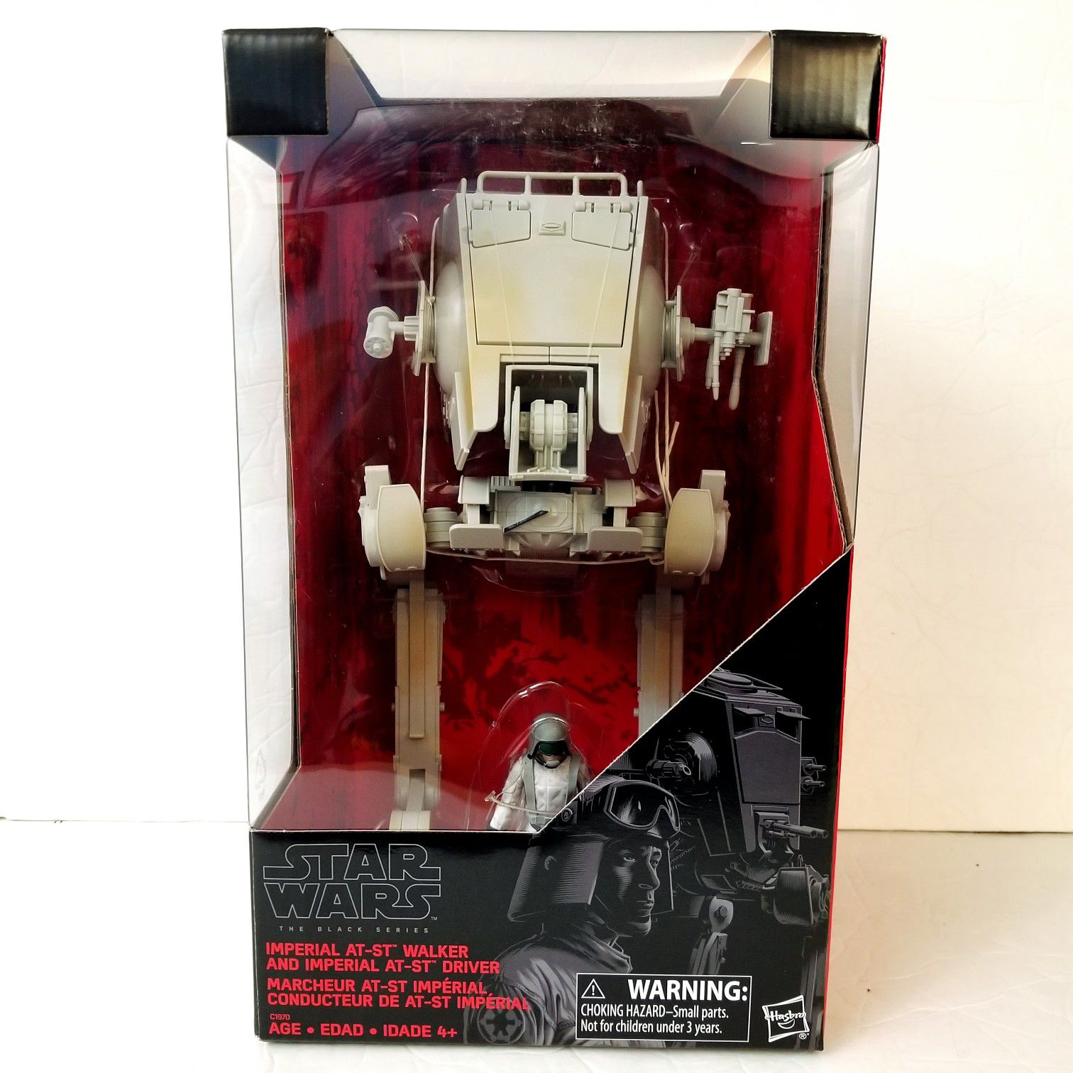IMPERIAL AT-ST WALKER and DRIVER Star Wars The Black Series Hasbro Disney action figure NEW