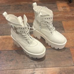 White Platform Boots (perfect Rave/festival Boots)