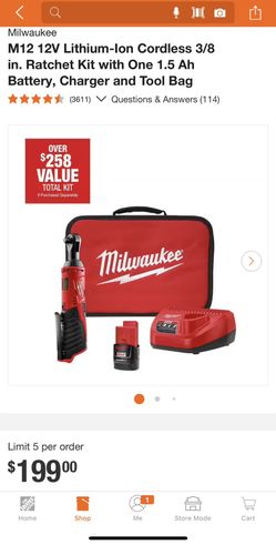 Milwaukee Ratchet