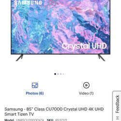 85 in smart Samsung Tv