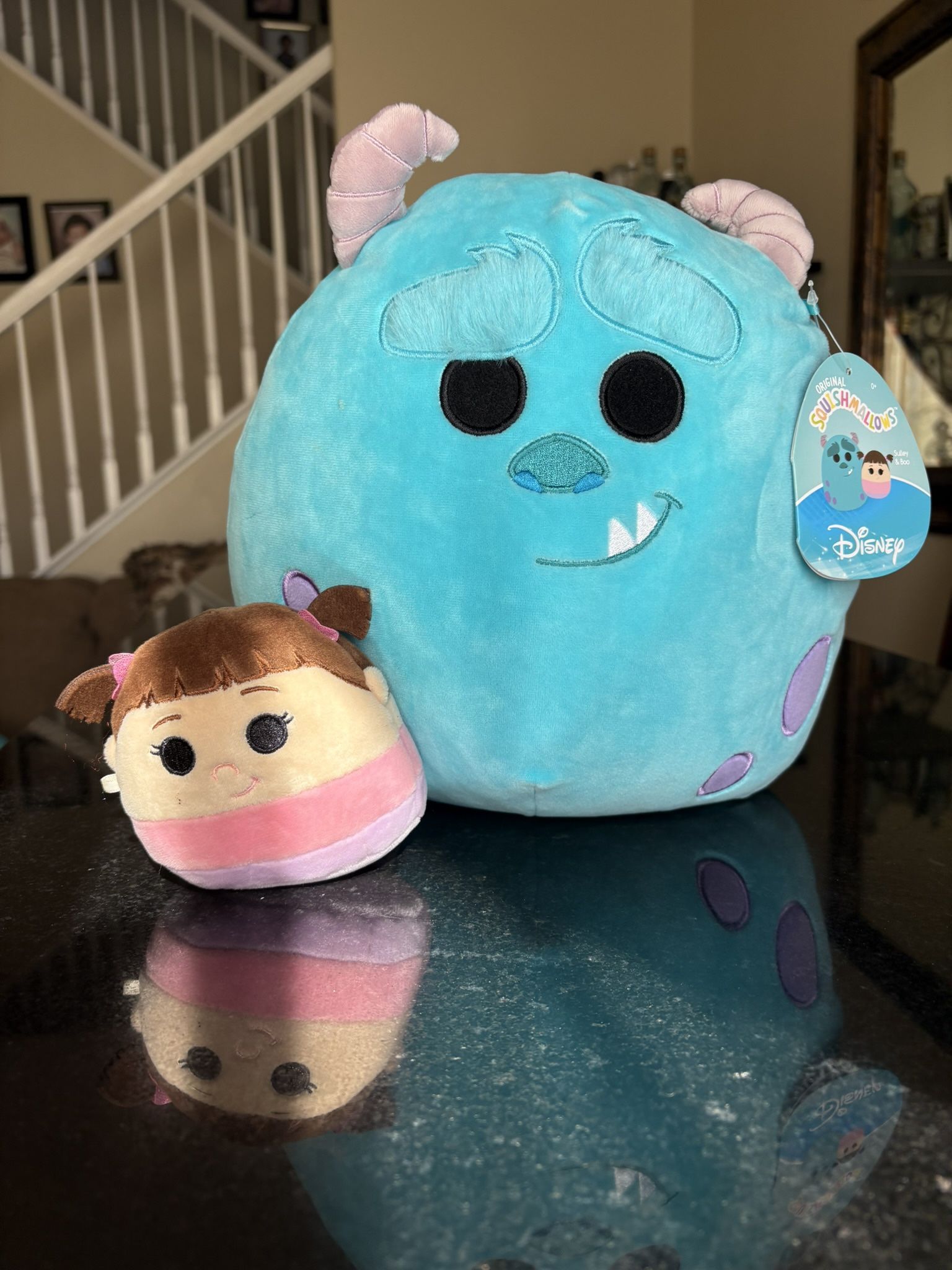Squishmallows Official 10 Inch Soft Plush (Sully & Boo Monsters)