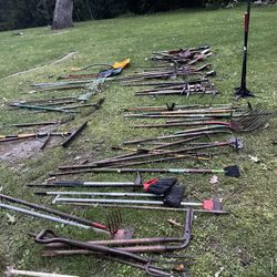 Shovels pics, rakes