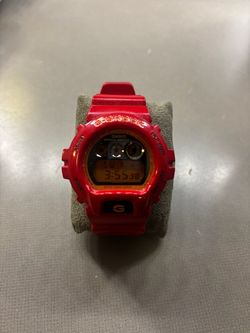 Casio G-Shock DW-6900CB-4 Crazy Colors Red Orange Watch