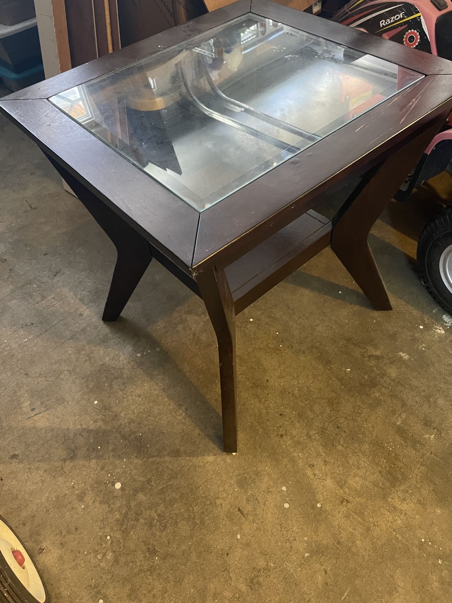 Small Table With Glass Top