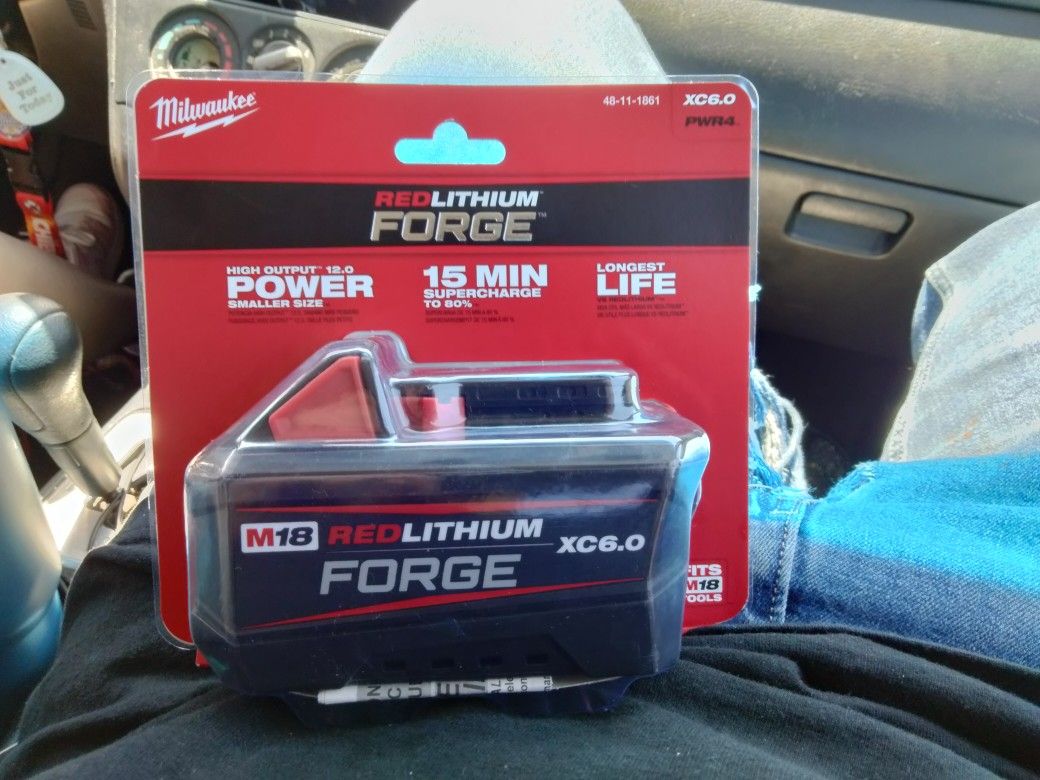 Milwaukee M18 Red Lithium Forge XC 6.0 Battery