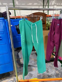 Standard Textile Green Scrub Pants Size L