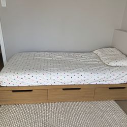 Kids Trundle  Bed with Storage (crate and barrel)