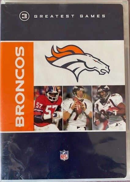 NFL Greatest Games Series: Denver Broncos 3 Greatest Games (DVD, 2008, 3-Discs)