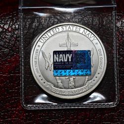 U.S. Navy Blue Angels 1oz .999 Silver Rounds